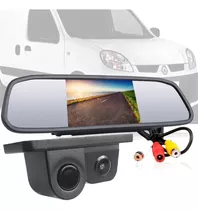 Kit Estacionamento Sensor Camera Retrovisor Lcd Kangoo