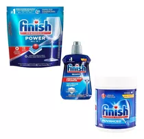 Kit Finish Detergentes Pó + Detergente Tablete + Secante 