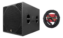 Melo Match 118 Subwoofer Activo De 18'' 1000w 132db Y Cable 