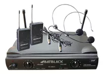 Micrófono Inalámbrico Con Vincha Uhf Bt-58kit Batblack Color Negro