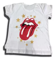 Remera Rolling Stone Lengua Roja Stars Nevada Lupe Store