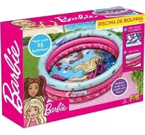 Piscina De Bolinhas Inflável Barbie Com 25 Bolinhas - Fun