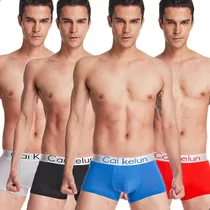 Paquete De 4 Boxers Para Hombre De Moda Y Transpirable Brief