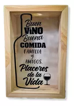 Caja De Corchos Decorativo Nati Wood M 20x30 Cm