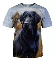 Asz Camiseta Con Estampado 3d De Labrador Retriever