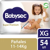 Pañales De Bebé Babysec Super Premium Cuidado Total 54 Un Xg