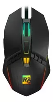 Mouse Gamer Para Jogos Rgb 6 Botões 3600 Dpi Pro Player R8