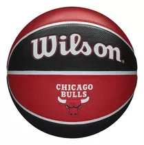 Balón Baloncesto Wilson Team Tribute Nba Basketball #7 Color Rojo-chicago Bulls