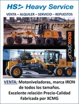 Venta Motoniveladora Iron Gr180 By Xcmg, Varios Modelos