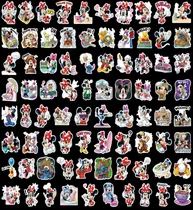 Disney Minnie Mouse Stickers 50 Calcomanias De Pvc Vs Agua