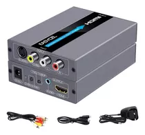 Convertidor Easycel Rca Svideo A Hdmi, Rca Compuesto Cvbs Av