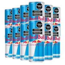 Red Bull Sugarfree Lata 250ml X12 Bebida Sin Azúcar