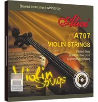 Cuerdas De Violin 3/4 - 4/4 Profesional Alice