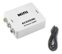 Adaptador Conversor Convertidor Rca A Hdmi Video 720 1080 P