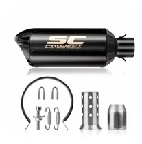 Silenciador De Escape Universal De 38-51 Mm Para Motocicleta