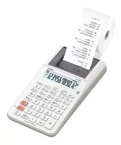 Calculadora Impresora Casio Hr-8rc Con Reimpresion Color Blanco