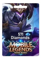 Mobile Legends 571 Diamantes Tarjeta Gift Card Recarga Saldo