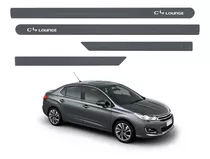 Jogo De Friso Lateral Citroën C4 Lounge Cinza Moondust 2019