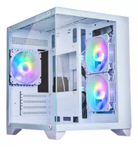 Gabinete Pc Gamer Soul Pro Aquário Vidro Temperado 3 Fan Rgb