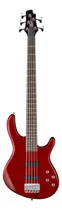 Bajo Electrico Cort Action-bass-v-plus-tr Rojo 5 Cuerdas