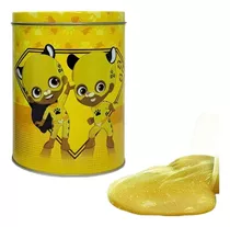 Slime Aventureiros Lucas Neto Lata 1kg Amarela Novo