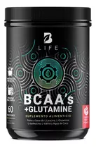 Bcaas Con Glutamina 60 Tomas B Life Bcaas + Glutamine Sabor Fruit Punch