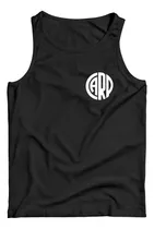 Musculosa Negra Algodon Futbol Argentino Todos Los Equipos