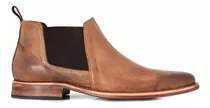 Zapato Bota Cuero Hombre Briganti Suela Vestir - Hcbo00900