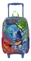 Mochila Escolar Sestini Pj Masks C/ Rodinhas 