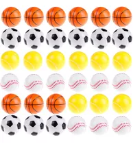 Set Cotillón N30 Pack Sorpresitas X 36 Pelotas Espuma El Rey