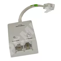 Micro Filtro Adsl Telefone Modem Internet Duplo Kit C/ 2