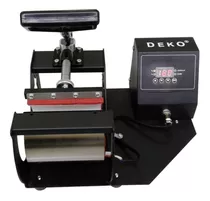 Prensa  Sublimadora Manual Deko  Térmica Cilíndrica Preta 110v