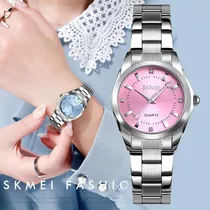 Reloj Para Damas Skmei 1620 Elegante, Acero Inoxidable