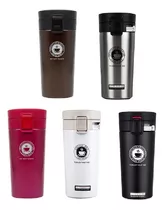 Vaso Termico 380ml C/ Tapa Abre Facil Cafe Te Agua Tcweb Color Negro