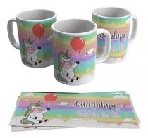 Tazas Plasticas Personalizadas Sublimadas Infantil Unicornio