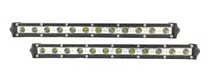 X2 Barra Led Rectangular 36w 12led Luz Blanca