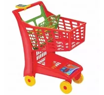 Carrinho Supermercado Infantil Market Vermelho - Magic Toys