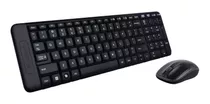 Teclado E Mouse Wireless Receptor Usb Logitech Mk220