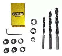 Kit Plantilla De Bolsillo Para Tornillos Ocultos 14 Piezas 