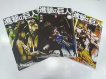 Manga Shingeki No Kyojin Ataque A Los Titanes Tomo 7 - 8 -9