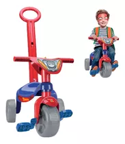 Triciclo Infantil Tchuco Heróis Super Teia Motoca Bebê