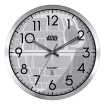 Reloj De Pared Sharp Star Wars Death Star Atomic, 12 Pulgada