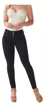 Jeans Jean Mujer Elastizados Tiro Alto Chupin Dama Calce Perfecto Premium Talles 4