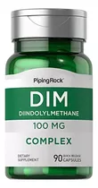 Suplemento Dim De Piping Rock | 100 Mg | 90 Cápsulas | Suple