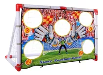 Set Arco De Fútbol Infantil Con Lona De Puntería Ltf Shop 