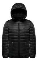 Campera Inflable Hombre Urbana Capucha Desmontable