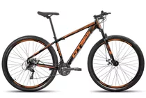 Bicicleta Aro 29 Gts Pro M5 Intense 24 Marchas Freio A Disco Cor Preto/laranja Tamanho Do Quadro 17