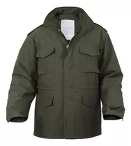 Campera Militar M65 Verde Oliva C Forro Abrigo