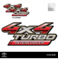 Calcomanias - Toyota Hilux 4x4 Turbo Intercooler (juego)