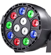 Canhão 12 Led Rgbw 3 Watt Iluminação Profissional Strobo Dmx 110v/220v (bivolt)